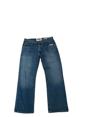 Ariat M4 Low Rise Bootcut Denim Blue Jeans Men's Sz 36x30